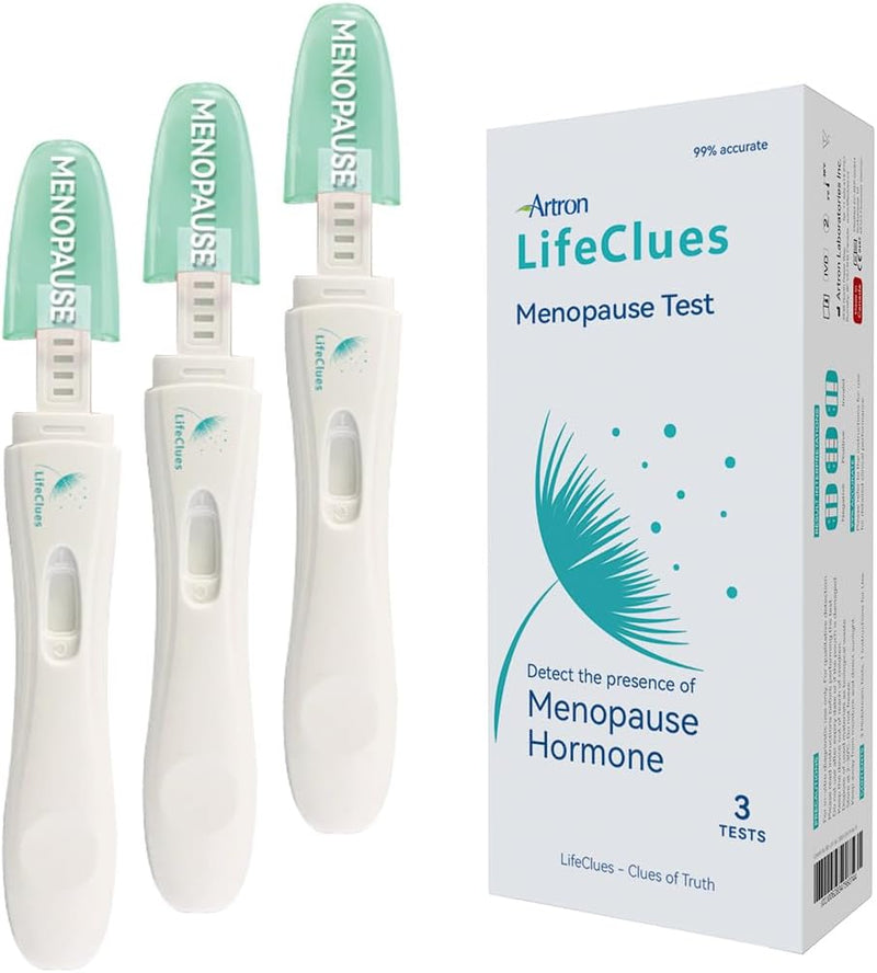 LifeClues™ 3 Counts Menopause FSH Test Midstream: Accurate Menopause Kit for Women Self Testing