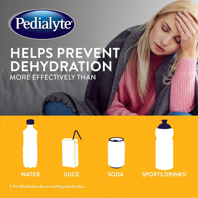 Pedialyte® Oral Rehydration Solution, fruit 1L  8 each/case