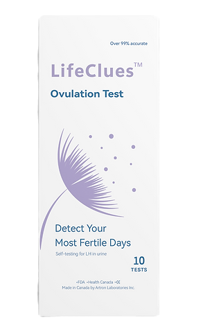 LifeClues Ovulation Test 10 Counts Ovulation Test Strips: Accurate Ovulation Predictor Kit for Women