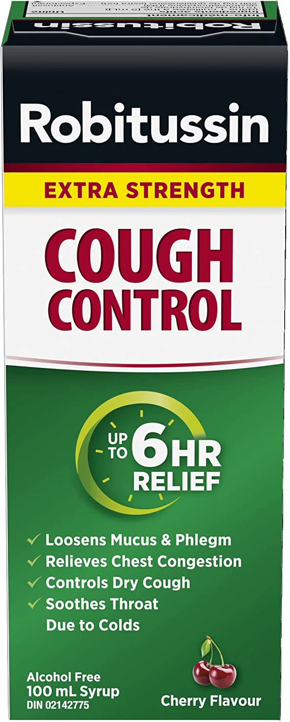 Robitussin Extra Cough Syrup Cherry 100mL