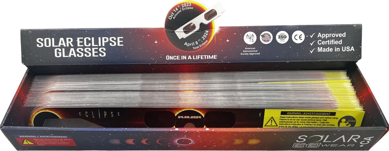 Solar Eclipse Glasses - ISO Certified Safe Solar Viewing OUT OF STOCK