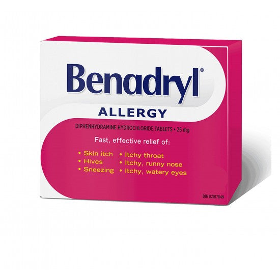 BENADRYL CAPLET 25MG - 12 CAPLETS SOLD OUT