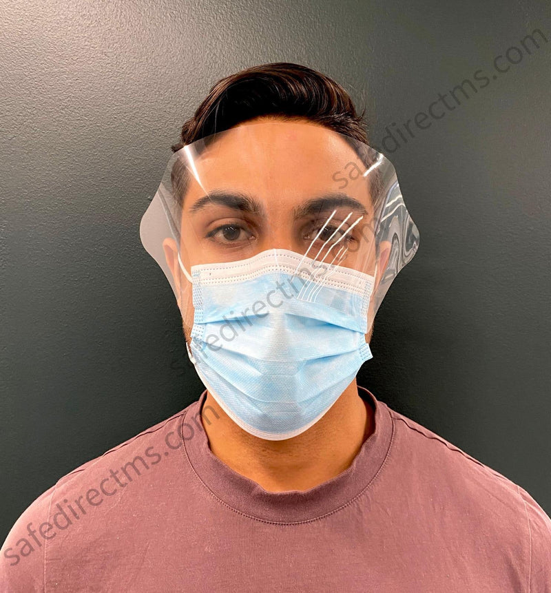 Écran facial pour masque chirurgical (ASTM niveau 1)